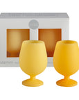 girasoli | stemm | silicone unbreakable wine glasses - porter green | style + sustainability
