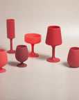 holiday cranberry | fegg | silicone unbreakable glasses - porter green | style + sustainability