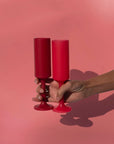 holiday cranberry | seff | silicone unbreakable champagne flute - porter green | style + sustainability
