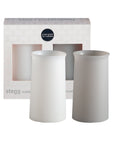 holiday frost | stegg | silicone unbreakable highball glasses - porter green | style + sustainability