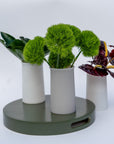 holiday frost | stegg | silicone unbreakable highball glasses - porter green | style + sustainability