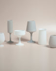 holiday frost | stemm | silicone unbreakable wine glasses - porter green | style + sustainability