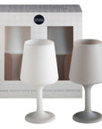 holiday frost | swepp | silicone unbreakable wine glasses - porter green | style + sustainability