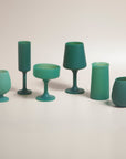 holiday mistletoe | fegg | silicone unbreakable glasses - porter green | style + sustainability