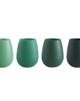 holiday mistletoe | fegg | silicone unbreakable glasses - porter green | style + sustainability