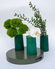 holiday mistletoe | stegg | silicone unbreakable highball glasses - porter green | style + sustainability