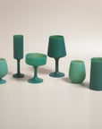 holiday mistletoe | swepp | silicone unbreakable wine glasses - porter green | style + sustainability