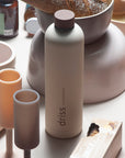 latte + donkey | driss | insulated stainless steel water bottle - porter green | style + sustainability