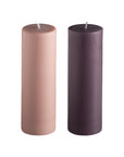 latte + donkey | escc medium pillar candle | soy - blend unscented candles - porter green | style + sustainability