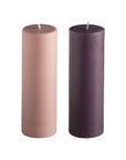 latte + donkey | escc medium pillar candle | soy - blend unscented candles - porter green | style + sustainability