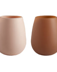latte + donkey | fegg | silicone unbreakable glasses - porter green | style + sustainability