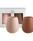 latte + donkey | fegg | silicone unbreakable glasses - porter green | style + sustainability