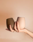 latte + donkey | fegg | silicone unbreakable glasses - porter green | style + sustainability
