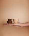 Latte + Donkey | Flipp small | Silicone Unbreakable Candle Holder Set - porter green | style + sustainability