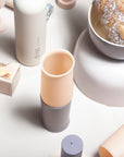latte + donkey | stegg | silicone unbreakable highball glasses - porter green | style + sustainability