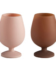 latte + donkey | stemm | silicone unbreakable wine glasses - porter green | style + sustainability