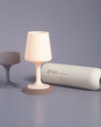 latte + donkey | swepp | silicone unbreakable wine glasses - porter green | style + sustainability