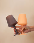 latte + donkey | swepp | silicone unbreakable wine glasses - porter green | style + sustainability