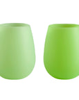 lime | fegg | silicone unbreakable glasses - porter green | style + sustainability