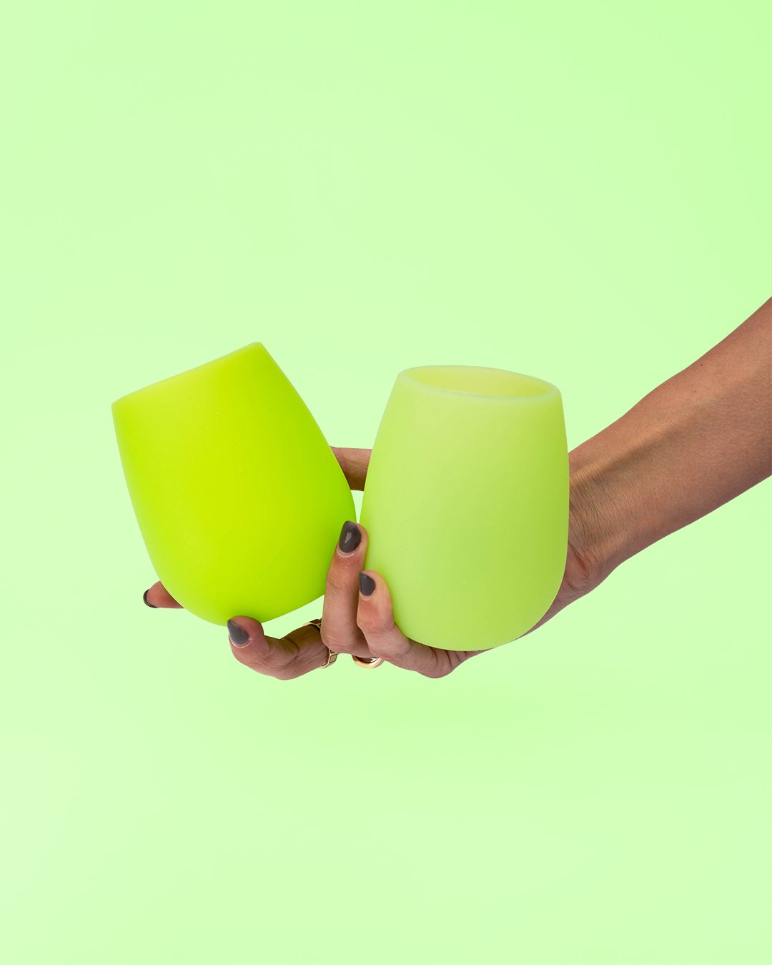 lime | fegg | silicone unbreakable glasses - porter green | style + sustainability