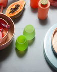 lime | fegg | silicone unbreakable glasses - porter green | style + sustainability