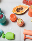 lime | stemm | silicone unbreakable wine glasses - porter green | style + sustainability