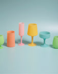 lime | stemm | silicone unbreakable wine glasses - porter green | style + sustainability