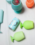 lime | stemm | silicone unbreakable wine glasses - porter green | style + sustainability