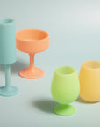 lime | stemm | silicone unbreakable wine glasses - porter green | style + sustainability