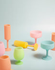 lime | stemm | silicone unbreakable wine glasses - porter green | style + sustainability