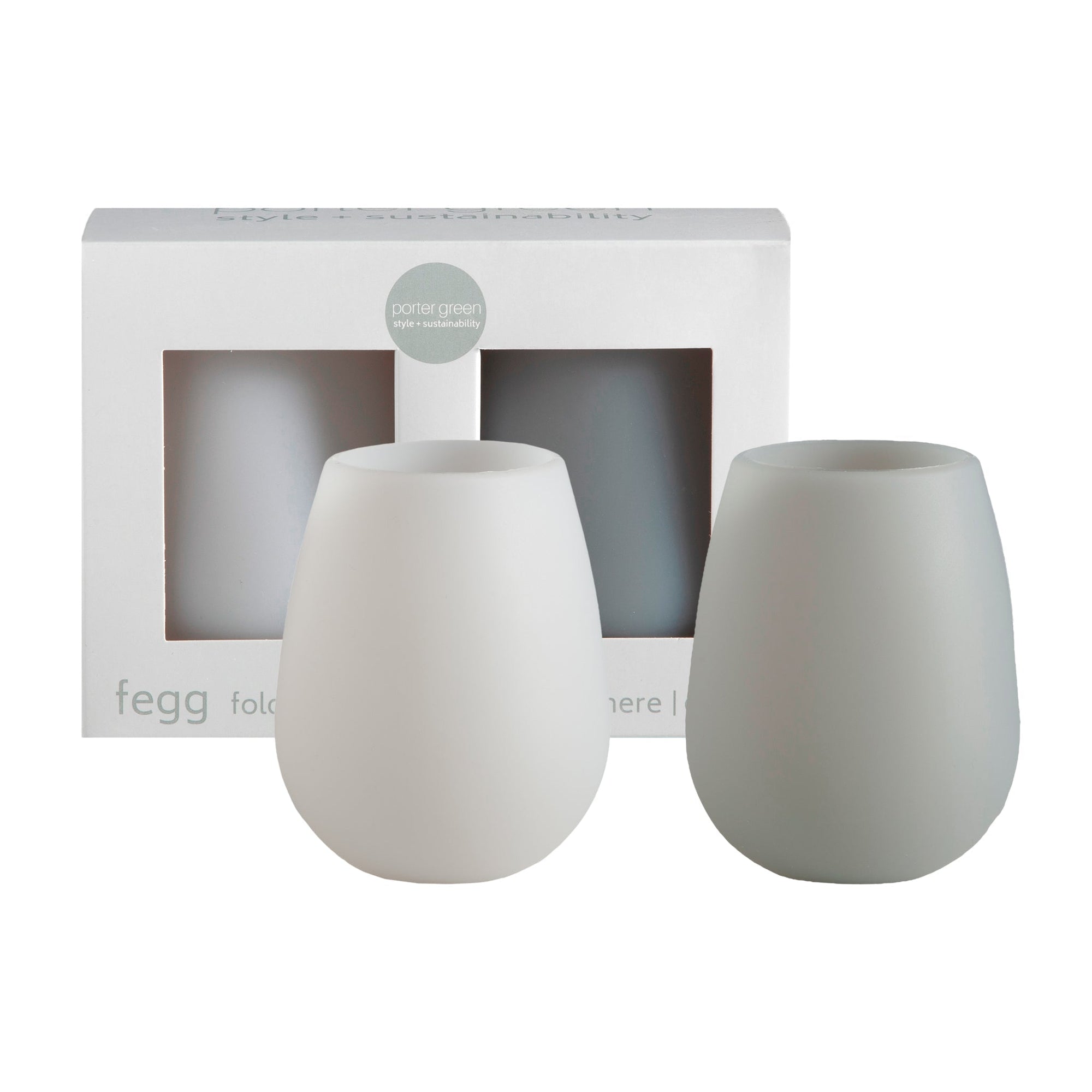 lupo grigio | fegg | silicone unbreakable glasses - porter green | style + sustainability