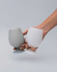 lupo grigio | stemm | silicone unbreakable wine glasses - porter green | style + sustainability