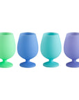 marine | stemm | silicone unbreakable wine glasses - porter green | style + sustainability
