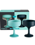 mist + ink | mecc | unbreakable silicone cocktail coupes | porter green, coupe cocktail glass, coupe glass, coloured cocktail glasses, unbreakable cocktail glasses, cocktail glasses australia