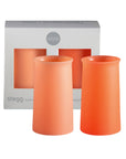 melone | stegg | silicone unbreakable highball glasses - porter green | style + sustainability