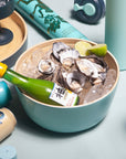 mist + ink | bebb | biodegradable bamboo bowls - porter green | style + sustainability