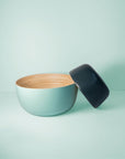 mist + ink | bebb | biodegradable bamboo bowls - porter green | style + sustainability