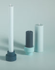 mist + ink | escc dinner candle | soy - blend unscented candles - porter green | style + sustainability