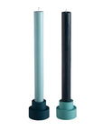 mist + ink | escc dinner candle | soy - blend unscented candles - porter green | style + sustainability