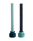 mist + ink | escc dinner candle | soy - blend unscented candles - porter green | style + sustainability