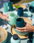 mist + ink | fegg | silicone unbreakable glasses - porter green | style + sustainability