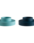 Mist + Ink | Flipp large | Silicone Unbreakable Candle Holder Set - porter green | style + sustainability