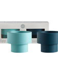 Mist + Ink | Flipp small | Silicone Unbreakable Candle Holder Set - porter green | style + sustainability