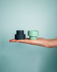 Mist + Ink | Flipp small | Silicone Unbreakable Candle Holder Set - porter green | style + sustainability