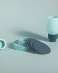 Mist + Ink | Flipp small | Silicone Unbreakable Candle Holder Set - porter green | style + sustainability