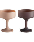 latte + donkey | mecc | unbreakable silicone cocktail coupes | porter green, coupe cocktail glass, coupe glass, coloured cocktail glasses, unbreakable cocktail glasses, cocktail glasses australia
