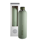 sage + olive | driss | insulated stainless steel bottle | porter green, 1l water bottle, insulated stainless steel water bottle, thermos water bottle, 1l drink bottle, insulated wine bottle