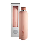 terra + peach | driss | insulated stainless steel bottle | porter green, 1l water bottle, insulated stainless steel water bottle, thermos water bottle, 1l drink bottle, insulated wine bottle