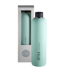 mist + ink | driss | insulated stainless steel bottle | porter green, 1l water bottle, insulated stainless steel water bottle, thermos water bottle, 1l drink bottle, insulated wine bottle