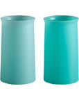 pavone | stegg | silicone unbreakable highball glasses - porter green | style + sustainability